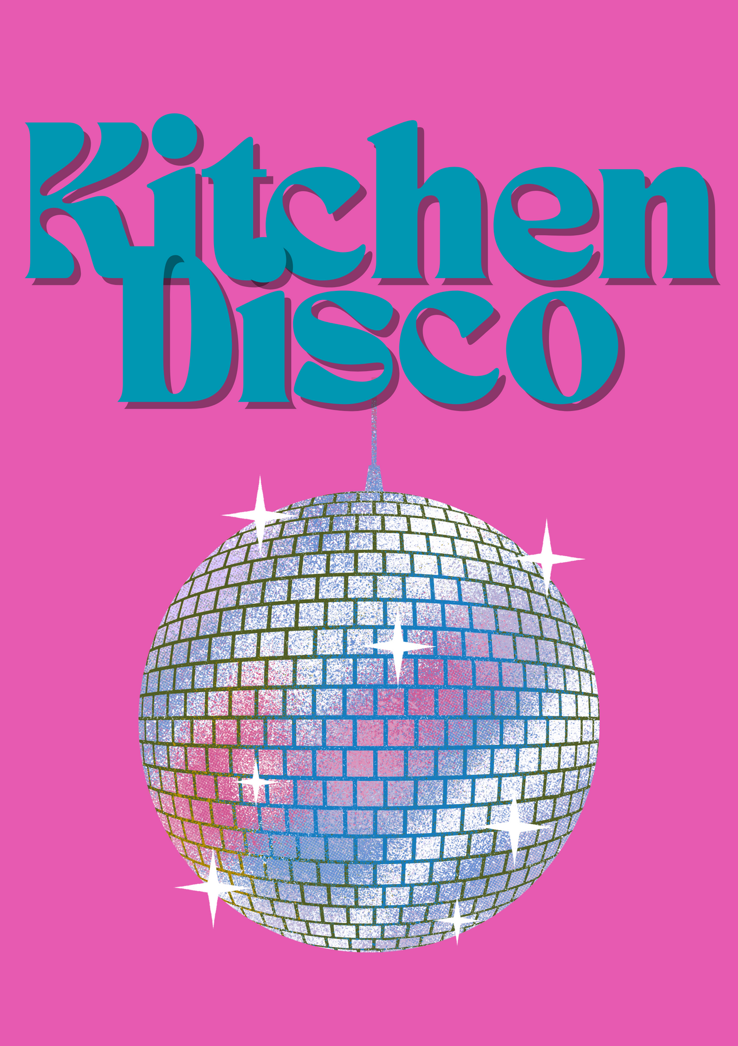 Kitchen Disco Digital Print