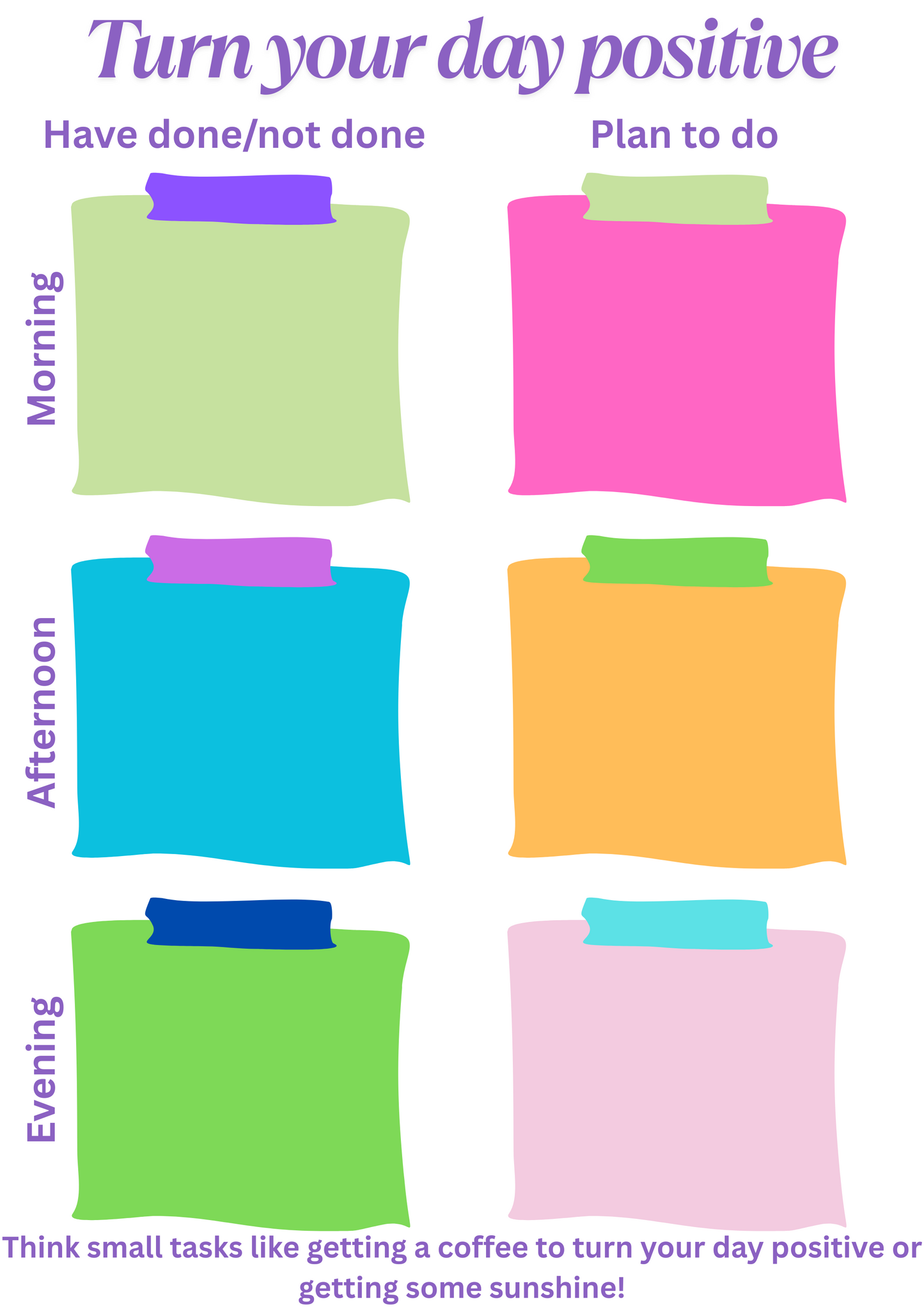 Turn your day around Digital Print