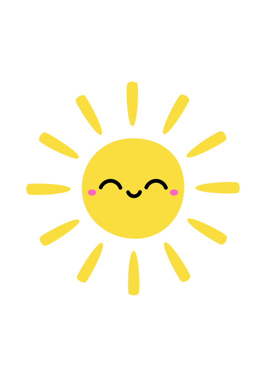 Smiley sunshine Digital Print